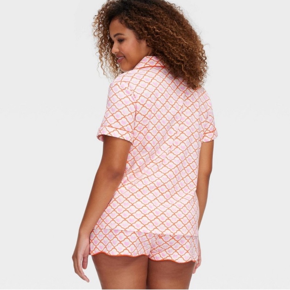 Roller Rabbit Pink Diamond Pajama Set - Picture 3 of 4
